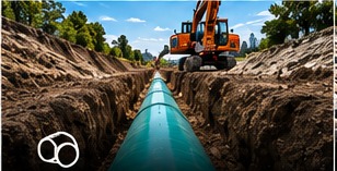 Underground pipe rehabilitation project